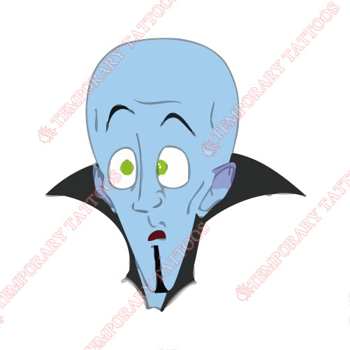 Megamind Customize Temporary Tattoos Stickers NO.3387